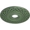 Ekena Millwork Robin Ceiling Medallion (Fits Canopies up to 6 1/4"), 22 1/4"OD x 4 3/4"ID x 1 1/4"P, Athenian Green CM22RBAGF - alternate 4